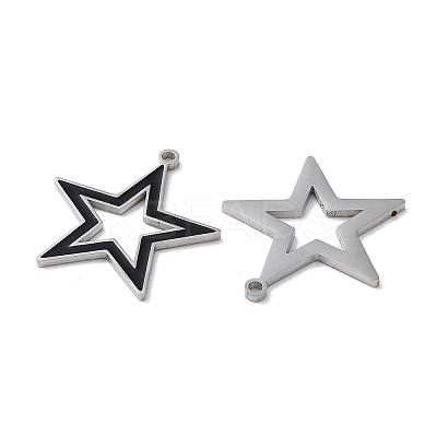 304 Stainless Steel Pendants STAS-C083-15P-01-1