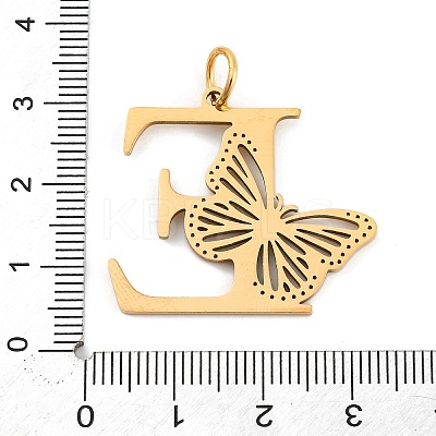 Ion Plating(IP) 201 Stainless Steel Pendants STAS-N103-184G-E-1