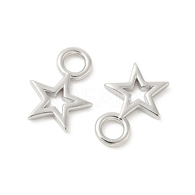 SHEGRACE Brass Star Charms XGR0160P-101P-1