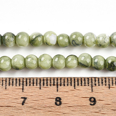 Baking Paint Glass Beads X1-DGLA-N003-4mm-C06-1