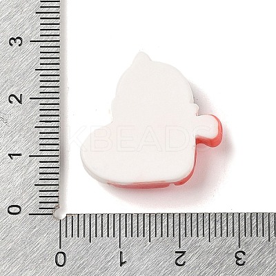 Animal Christmas Socking Theme Opaque Resin Decoden Cabochons RESI-S397-03B-1