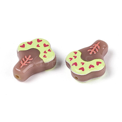 Printed Opaque Resin Beads RESI-N043-20A-1