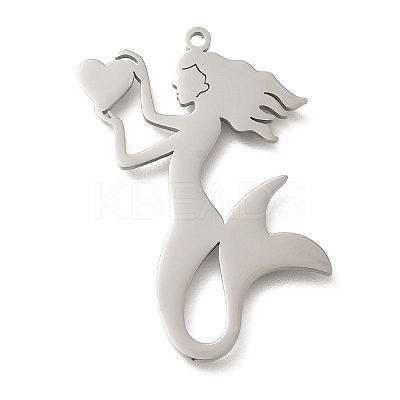 Anti-Tarnish 304 Stainless Steel Pendants STAS-R131-13P-1