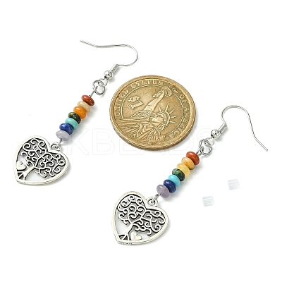Alloy Tree of Life Dangle Earrings EJEW-JE05462-03-1