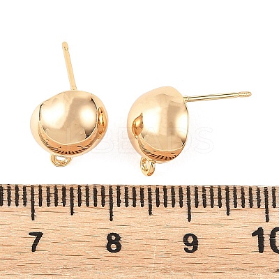 SHEGRACE Brass Stud Earring Findings XGRQ64085-867G-1