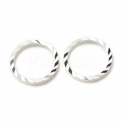 Brass Linking Rings KK-F831-018C-S-RS-1