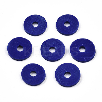 Handmade Polymer Clay Beads CLAY-R067-6.0mm-B09-1