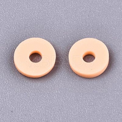 Handmade Polymer Clay Beads X-CLAY-Q251-6.0mm-90-1