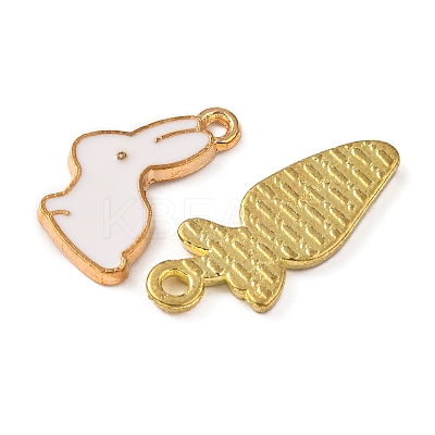 20Pcs 2 Style Alloy Enamel Pendants ENAM-YW0002-13-1