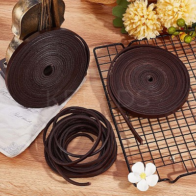 Flat Cowhide Leather Cord WL-GF0001-08E-02-1
