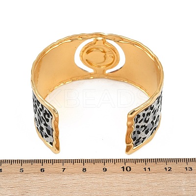304 Stainless Steel Cuff Bangles for Women LS-BJEW-K285-01A-G-1