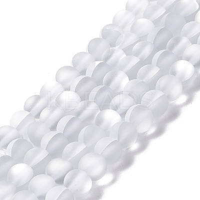 Synthetic Moonstone Beads Strands G-E573-01A-16-1