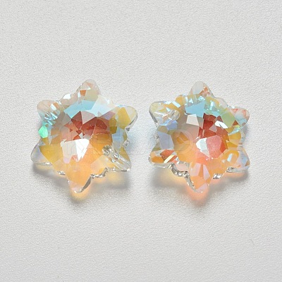 K9 Glass Rhinestone Pendants GLAA-F083-03C-03-1