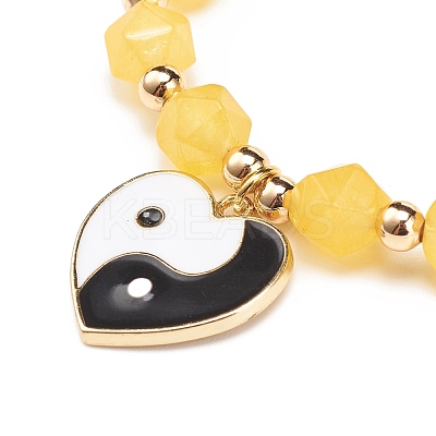 Natural Jade Stretch Bracelet BJEW-JB08525-04-1