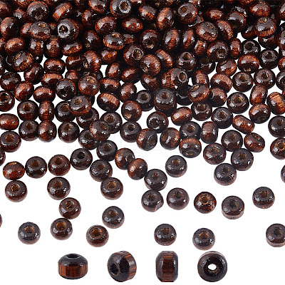 Dyed Natural Wood Beads WOOD-GO0001-07B-1