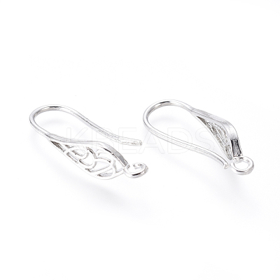 Brass Earring Hooks KK-G374-11P-1