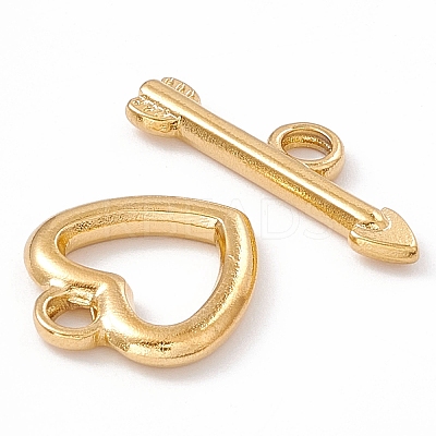 Ion Plating(IP) 304 Stainless Steel Toggle Clasps X-STAS-G299-02G-1