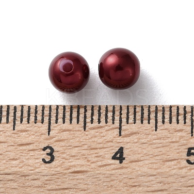 Plastic Imitation Pearl Beads FIND-M059-01B-01-1
