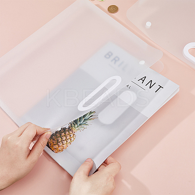 2Pcs 2 Styles PP Plastic Documents Pockets AJEW-FH0005-86A-1