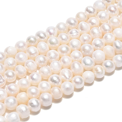 Natural Cultured Freshwater Pearl Beads Strands PEAR-N013-04G-1