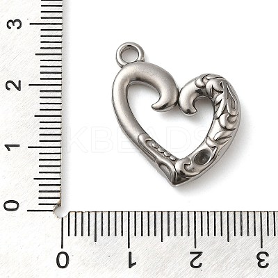 304 Stainless Steel Pendants STAS-M070-12P-1