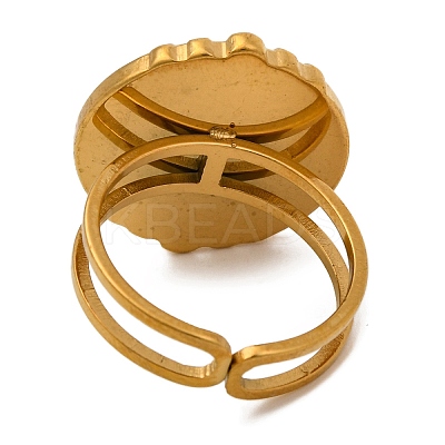 Natural Mixed Stone Finger Rings RJEW-Q822-28G-1