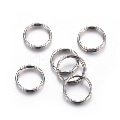 Tarnish Resistant 304 Stainless Steel Split Rings LS-STAS-P223-22P-10-1