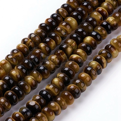 Natural Tiger Eye Beads Strands G-G731-03-6mm-1
