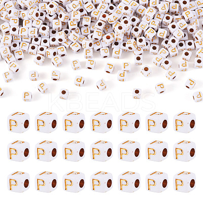 Opaque Acrylic Beads MACR-TAG0001-07P-1