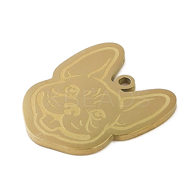 201 Stainless Steel Pendants STAS-C095-32G-1