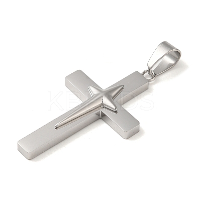 Non-Tarnish 304 Stainless Steel Pendants STAS-C105-03P-1