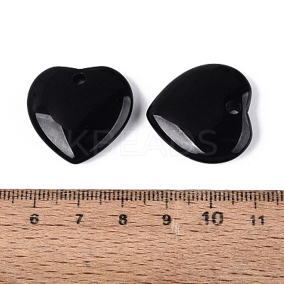 Natural Black Onyx Pendants G-Q601-29A-1