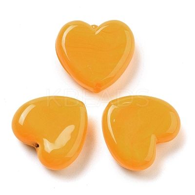 Heart Handmade Lampwork Beads LAMP-U003-01C-1