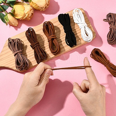 9M 3 Colors Eco-Friendly Faux Suede Cord LW-YW0001-02A-1