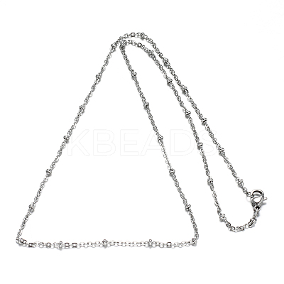 Tarnish Resistant 304 Stainless Steel Rolo Chains Necklaces NJEW-O083-B-07P-1