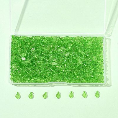 600Pcs Transparent Acrylic Charms MACR-FS0002-21-1