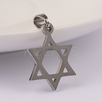 Tarnish Resistant 304 Stainless Steel Pendants LS-STAS-M245-24P-1