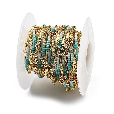 Brass Ball Chains KK-D368-02G-A-1