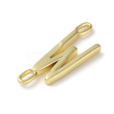 Rack Plating Brass Connector Charms KK-P245-07G-W-1