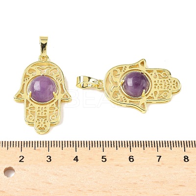 Natural Amethyst Pendants G-F786-07G-28-1