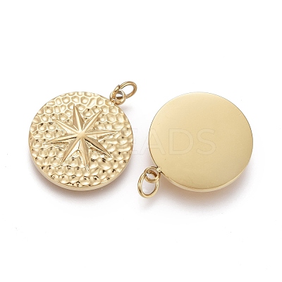 Ion Plating(IP) 304 Stainless Steel Pendants STAS-F256-002G-1