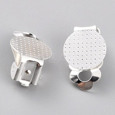 304 Stainless Steel Clip-on Earring Findings STAS-Y001-05S-1