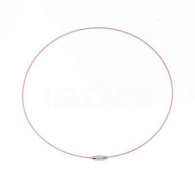 Stainless Steel Wire Necklace Cord DIY Jewelry Making X-TWIR-R003-03-1