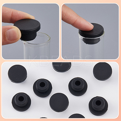 10Pcs Silicone Hole Plugs AJEW-GF0011-66B-1
