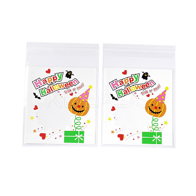 Halloween Theme Plastic Bakeware Bag OPP-Q004-01A-1
