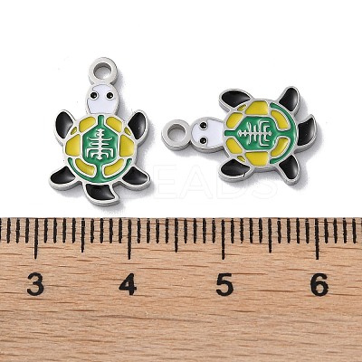 304 Stainless Steel Pendants STAS-C083-07P-01-1
