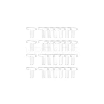 24Pcs Acrylic Craft Honeycomb Dowel Pins FIND-BC0013-60C-1