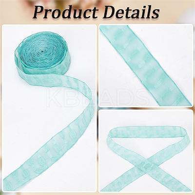 10 Yards Polyester Lace Trim Ribbon OCOR-WH20005-42B-1
