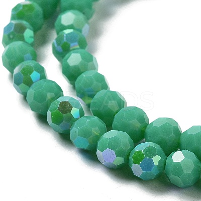 Opaque Glass Beads Strands EGLA-A035-P6mm-L13-1
