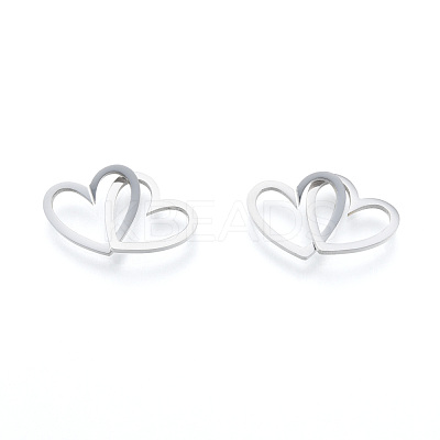 Non-Tarnish 201 Stainless Steel Linking Rings STAS-N090-LA999-1-1
